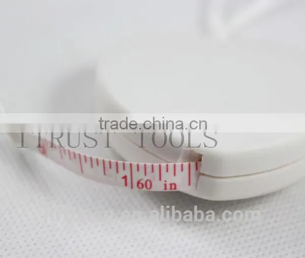 Mini White Hearts Tape Measure MT1713 photo-3