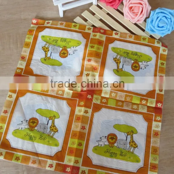 Economic Folded Hot Selling 100% Virgin Wood Pulp Paper Napkin photo-6
