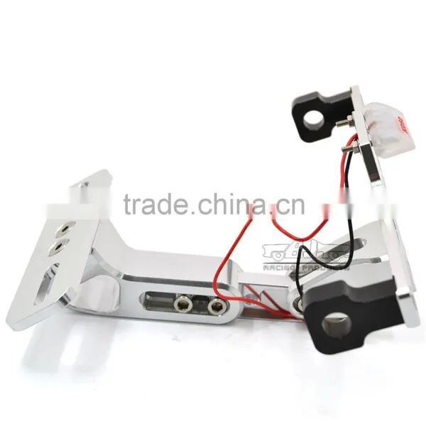 BJ-LPL-039 Performance Aluminum Universal Motorcycle License Plate Frame Bracket With LED photo-4