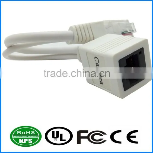1 x RJ45 (UTP TX - RX 600M) W/DC Plug - Jack 15-U101P photo-2
