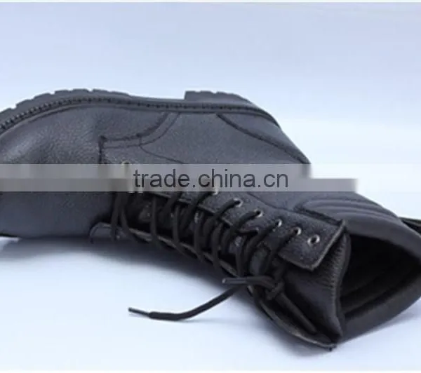 Good Selling in Russia Rubber Sole Buffalo Leather Safety Boots Safety Shoe 9066 photo-3