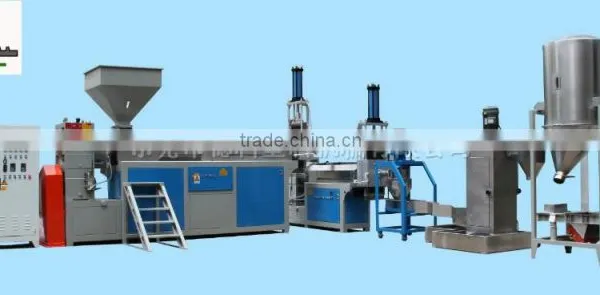 Brunei Hot Sale HDPE/LDPE Bottle Double Stage Waste Plastic Recycle Granulating Line