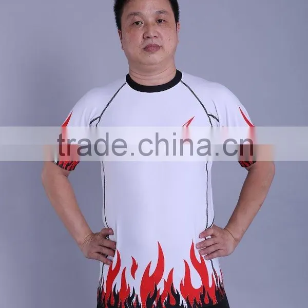 Long Sleeve Short Sleeve High Quality RUSH GUARD photo-3