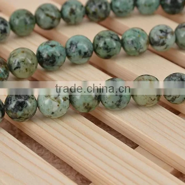 Natural Gemstone African Turquoise 4mm to 12mm Round Loose Beads photo-5