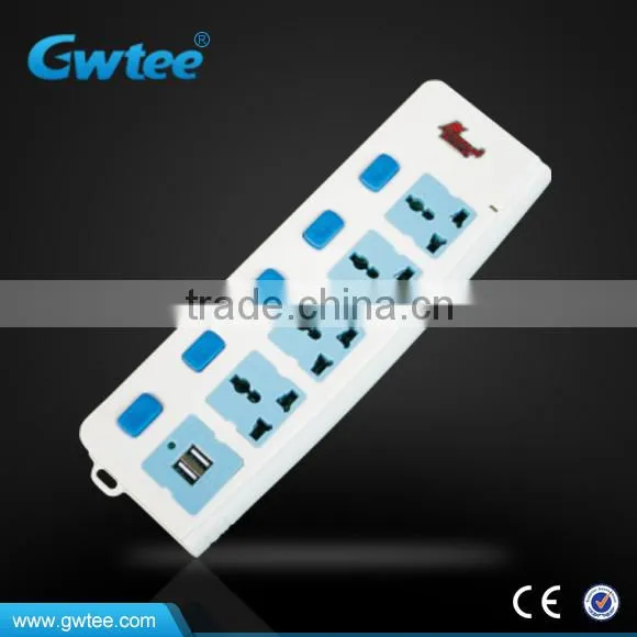 European Multifunctional Universal Wall Socket Usb Charger photo-2