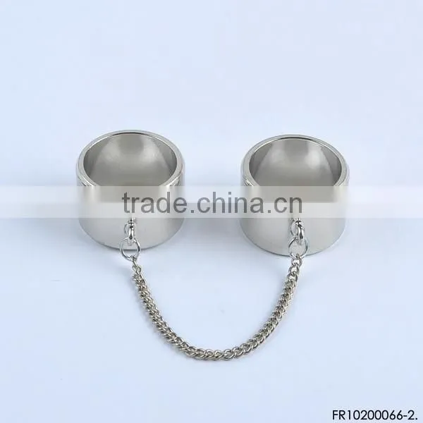 Double Finger Ring Hot Sell Chain Ring photo-2