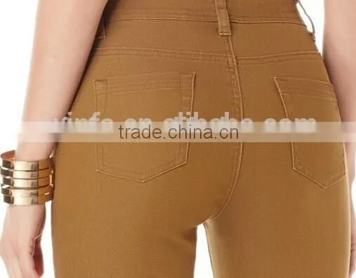 2015 Washed Stretch Denim Factory Price Pants Skinny Pants photo-2