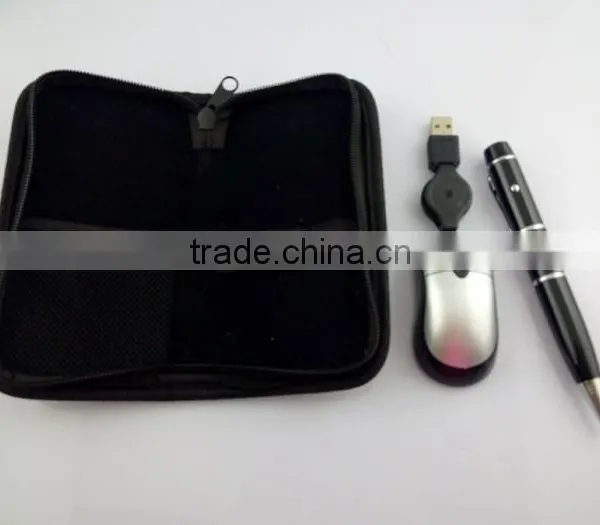 New Business Gift Universal Usb Travel Kit With Mini Mouse USB Pen photo-3