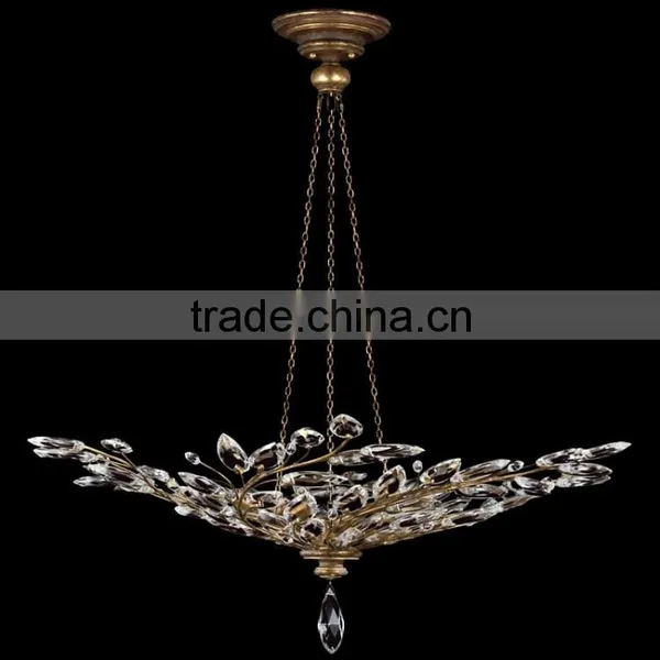 Zhongshan Lighting Modern Innovative Christmas Tree Crystal Pendant Lights French Style Wrought Iron Chandelier photo-2