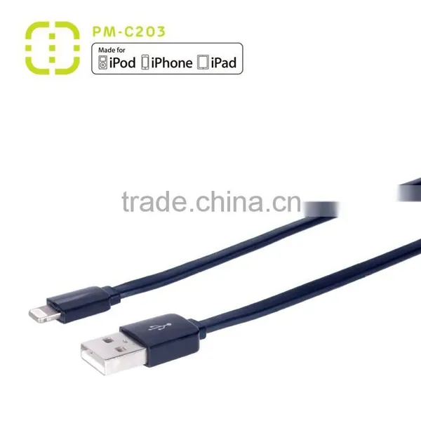 Customized Mfi Flat Charging Cable With ABS Housing photo-6