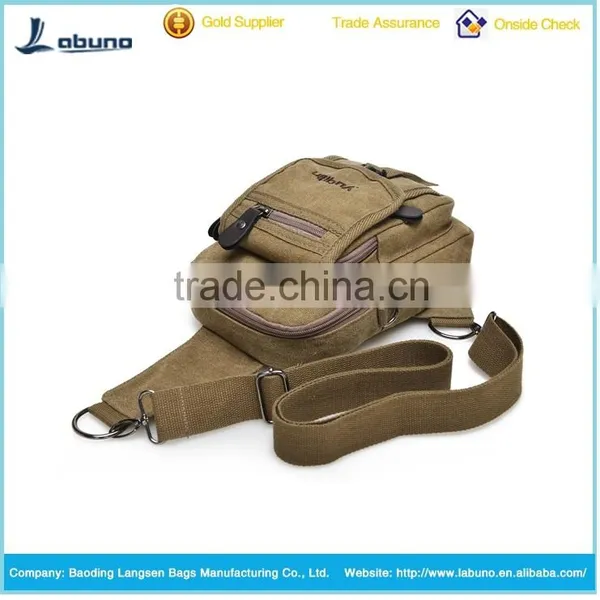 Cheap Fashion Canvas Chest Bag for Young Men photo-6