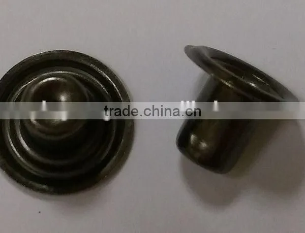 Fabric Use Metal Ring Snap Button photo-2
