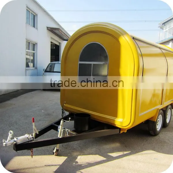 2014 Portable Fiberglass Chinese Franchising Food Cooking Machine Trailer XR-FC350 D