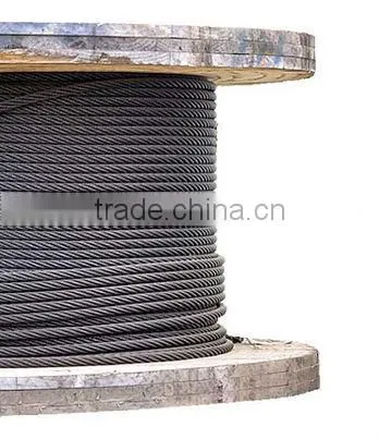 Good Quality 6x19S+IWRC Ungalvanized Steel Wire Rope photo-2