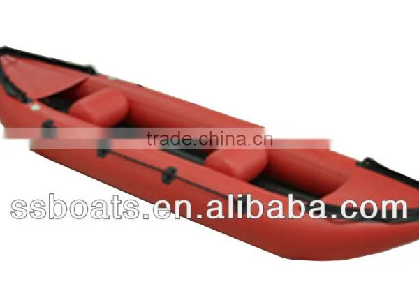Sunshine 12'8" Outdoor Inflatable Fishing Kayak, Inflatable Canoe Quality Choice Most Popular photo-2
