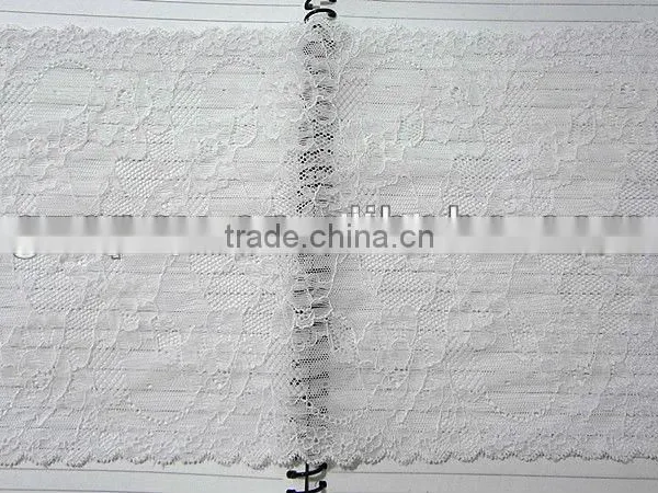 Elastic Trim Lace Design for Wedding Dress-APN4130y-19cm photo-3