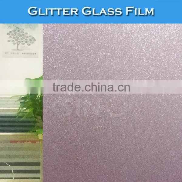 D003 Glitter Colored Glass Film Window Decoration Stickers photo-4