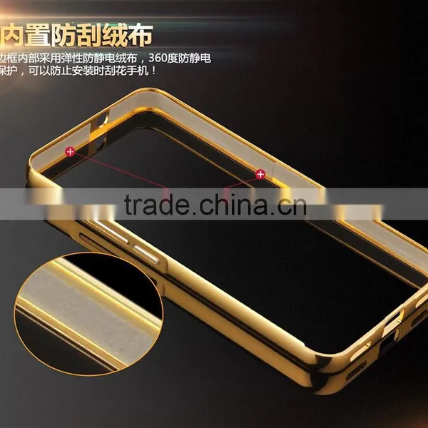 High Quality Luxury Mirror Cover Metal Aluminum Bumper Phone Case For Huawei Honor 4A photo-6