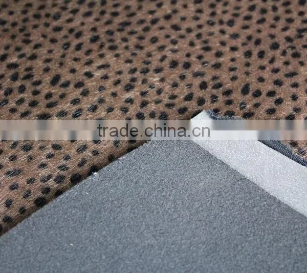 Flocked Fabric With EVA And Non-Woven Fabric Shoe Fabric Fur Fabric