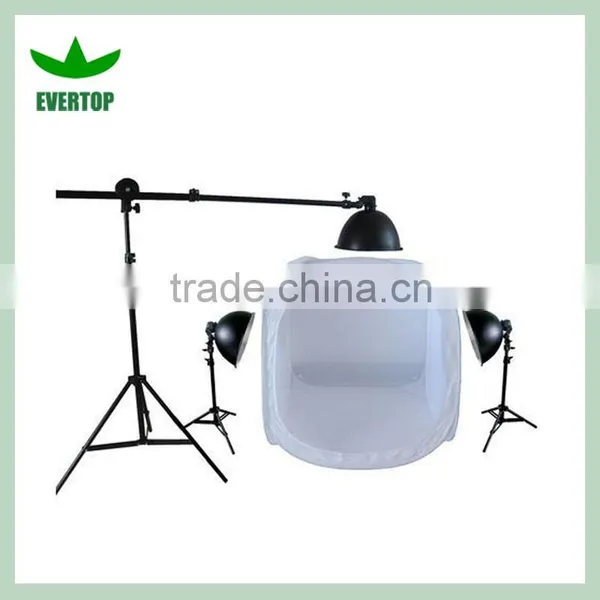 TS-LK05 Photo Studio Set Tent With 3 Lights & Boom Stand Kit