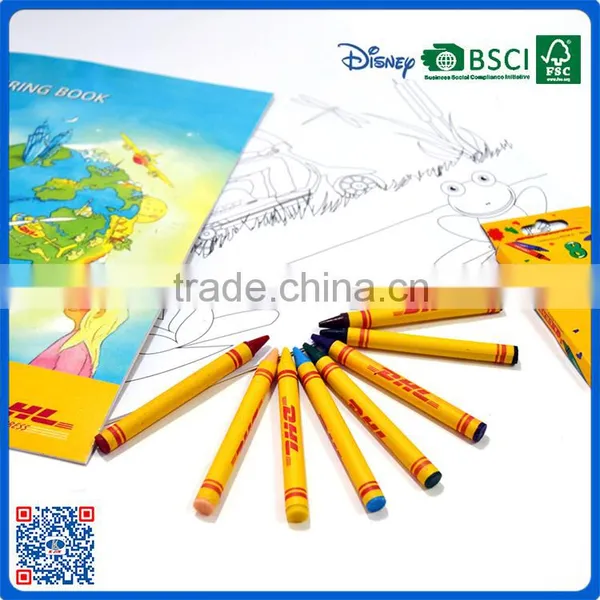 Custom Design Wholesale Unique Coloring Books Printable With Crayon Sets photo-4
