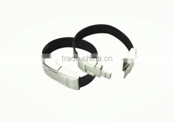 2016 Cable Bracelet Leather Usb Flash Drive 1gb photo-2