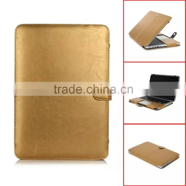 PU Leather Sleeve Case For Macbook Air 11 Air 13 Shell Cover Bag photo-6