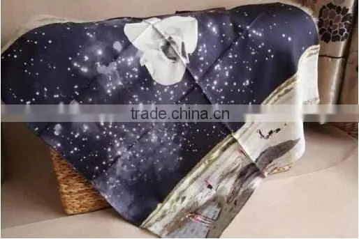 100% Silk Scarf With the Night Sky photo-6