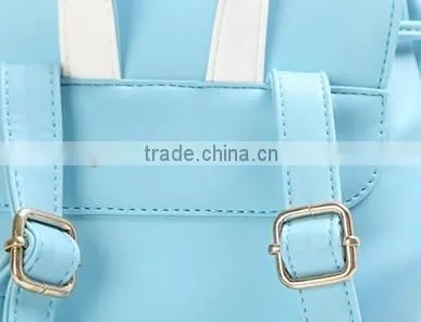 Online Shop China Backpack Candy Color Student Backpack High Quality Leather Backpack photo-2