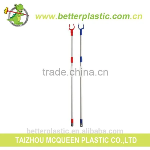 Telescopic Clothes Fork Metal Handle Plastic Fork Hanger