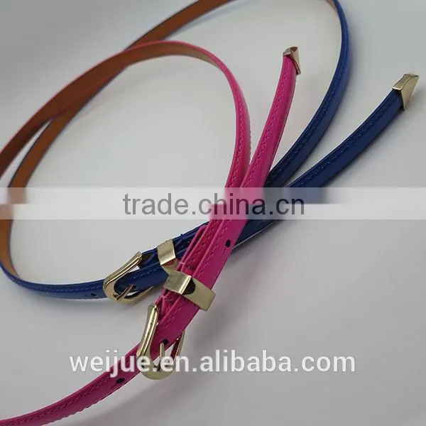 Lady's Fashion Skinny Pearlite Layer Belt photo-2