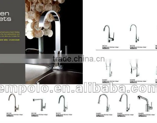 Faucet Factory New Design Double Handle Kitchen Tap 12 2105 photo-2