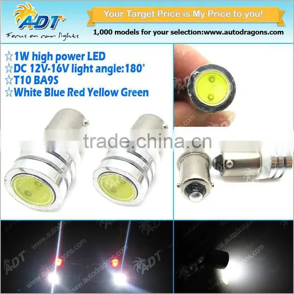 CE ROHS BA9S Led Light Bulb 1W Car LED Light Interior Bulbs, Led Signal Lights photo-3