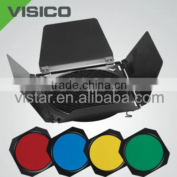 Photographic Equipment 4 Color Barndoor for Studio Shooting With Honey Comb Photographic Barndoor photo-6