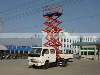 10m Lifting Height Truck Mounted Hydraulic Scissor Elevating Platform Quality Choice photo-5