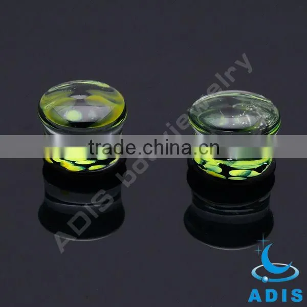 Charming Body Jewelry Wholesale Sexy Glass Plug Gauge Tunnels photo-6