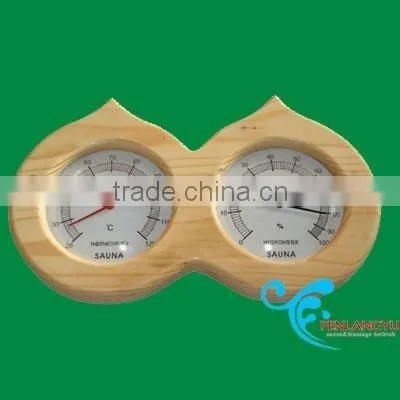Sauna Equipment(wooden Thermo-hygrometer)