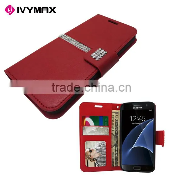 New Products 2016 Cellphone Case PU Leather Cover Case for Samsung Galaxy S7 photo-2
