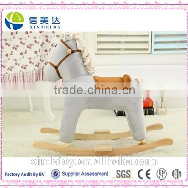 Plush Rocking Horse/anmal Wooden Horse Toys for Kids Quality Choice photo-2