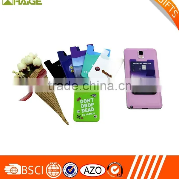3M Sticky Silicone Mobile Phone Card Holder Smart Wallet photo-5
