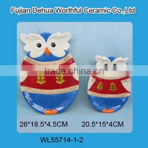 High Quality Ceramic Christmas Flower Pots,ceramic Owl Flower Pots photo-6