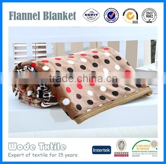100%polyester Custom Coral Fleece and Flannel Fleece Blanket photo-2