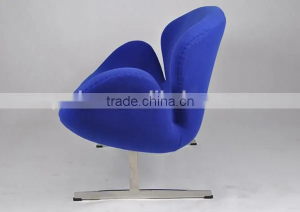 Living Room Sofa Furniture Cashmere Two Seat Swan Sofa photo-3