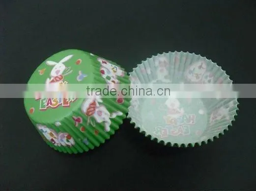 Easter Day Rabbit & Eggs Cupcake Liner