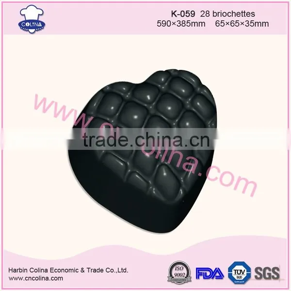 Strawberry Shape Heat Resistance Cake Pan Baking Tools Silicone Cake Mold photo-2