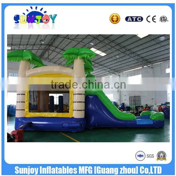 2016 Hot Sale Inflatable Palm Tree Castle Slide High Quality Combo photo-5