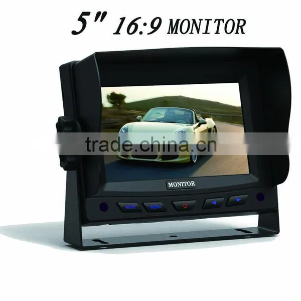 High Resolution 5 Inch 16:9 Dashboard Monitor