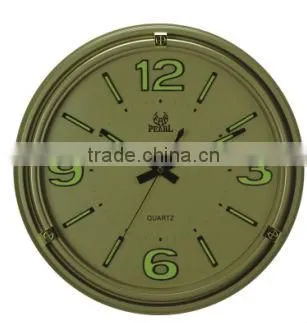 Pearl Wall Clock PW222 With Sweep Movement And Luminous Numbers photo-2