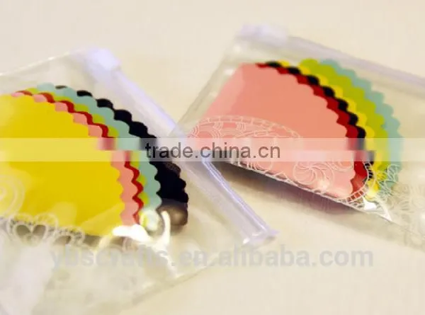 Wholesale Fan-shaped Protective Fancy PU Leather Bookmark for Gift photo-3
