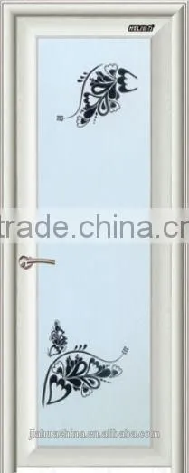 Commercial Aluminum Photo Frame Glass Door Toilet Glass Door Size photo-3